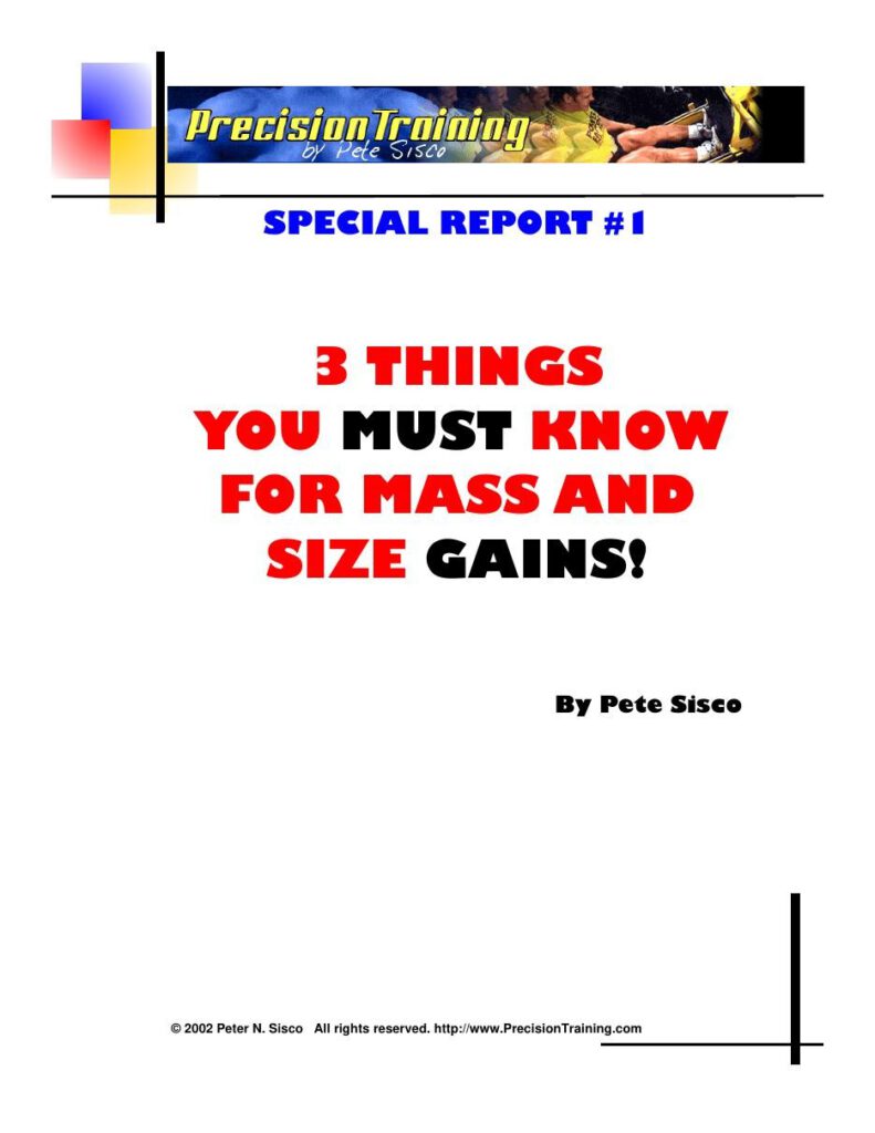 3 Things You Must Know For Gain A Mass Size
