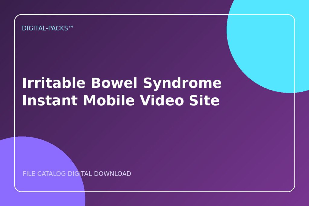 Irritable Bowel Syndrome Instant Mobile Video Site