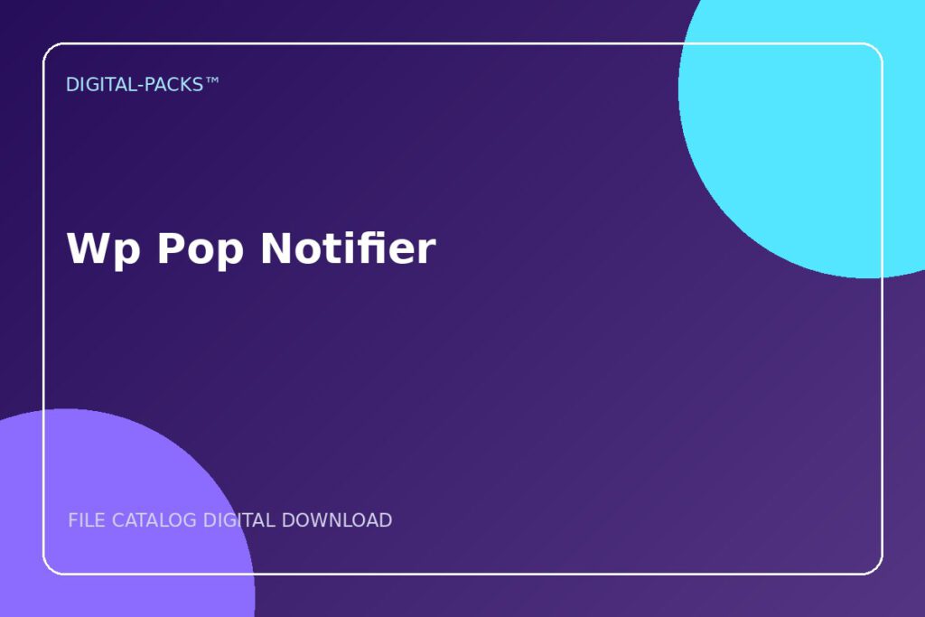 Wp Pop Notifier