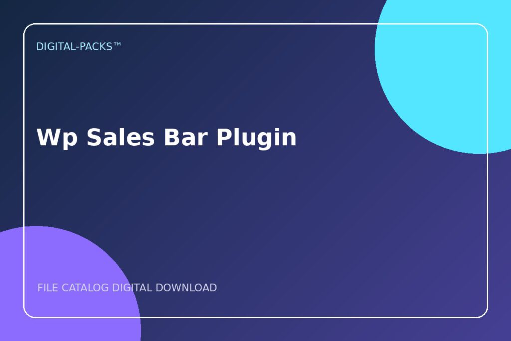 Wp Sales Bar Plugin