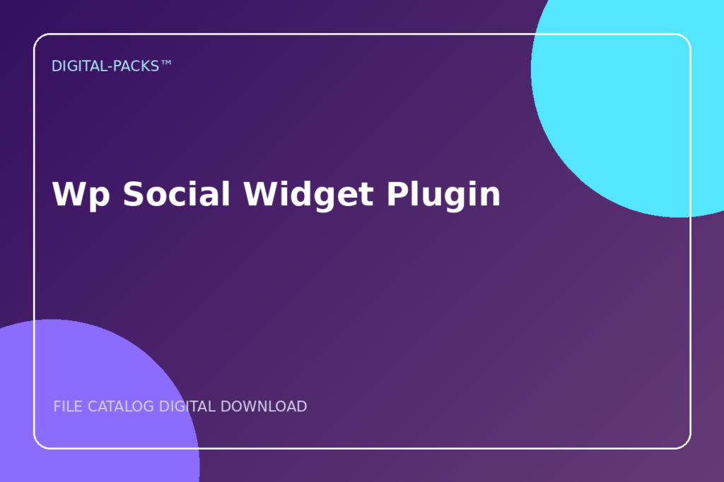 Wp Social Widget Plugin