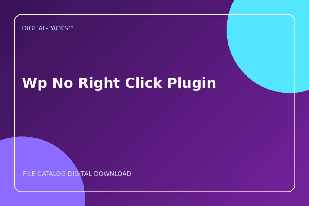 Wp No Right Click Plugin