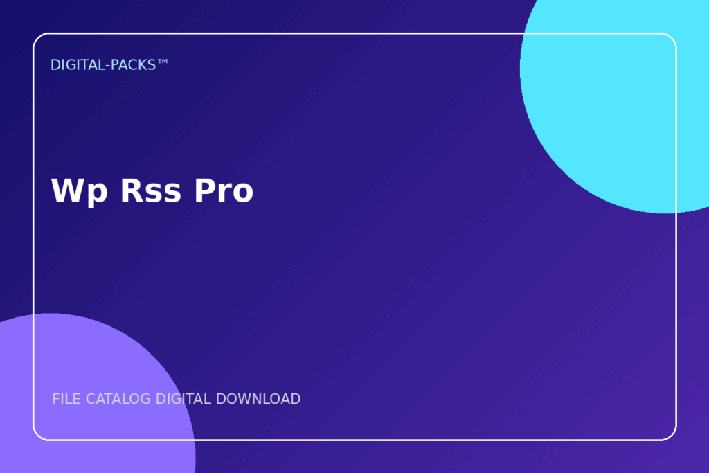 Wp Rss Pro